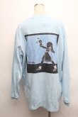 画像2: NieR Clothing / プリント長袖Tシャツ  サックス S-24-09-18-013-PU-TS-AS-ZT230 (2)