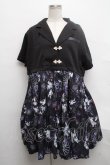 画像1: NieR Clothing / プリーツワンピース  黒 S-24-09-18-032-PU-OP-AS-ZT183 (1)