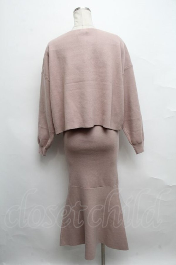 画像2: NieR Clothing / ニットトップス＆ワンピース  ピンク S-24-09-18-033-PU-OP-AS-ZT214 (2)