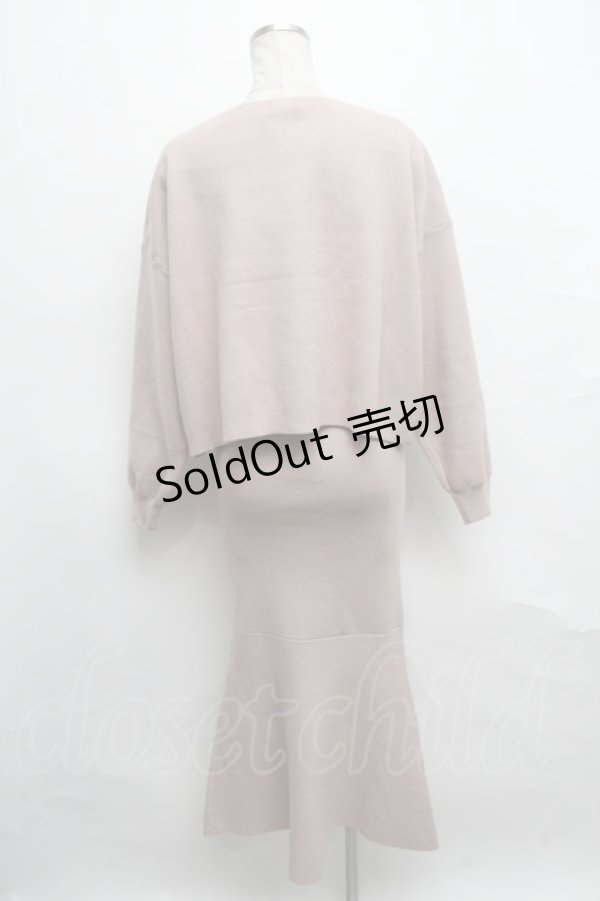 画像2: NieR Clothing / ニットトップス＆ワンピース  ピンク S-24-09-18-033-PU-OP-AS-ZT214 (2)