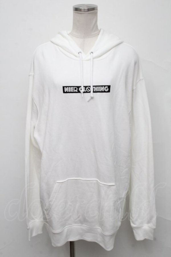 画像1: NieR Clothing / プリントパーカー  白 S-24-09-19-028-PU-TO-AS-ZT240 (1)