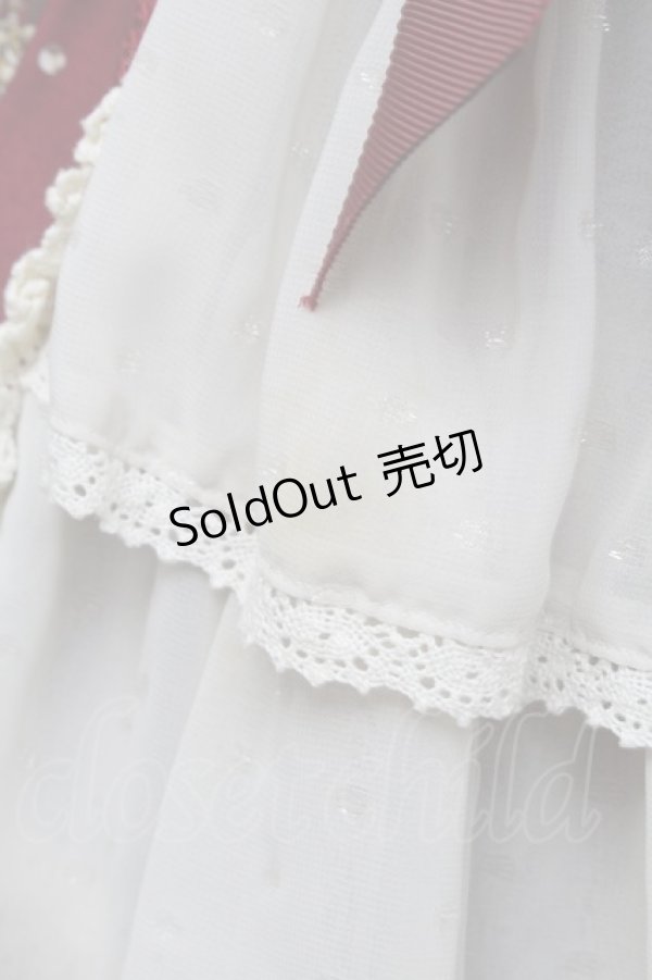 画像3: ALICE and the PIRATES / Masquerade Theaterワンピース  ワイン S-24-09-21-055-PA-OP-HR-ZS (3)