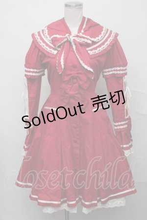 画像: BABY,THE STARS SHINE BRIGHT / COAT赤ずきんコートワンピース  赤 S-24-09-21-056-BA-CO-HR-ZS