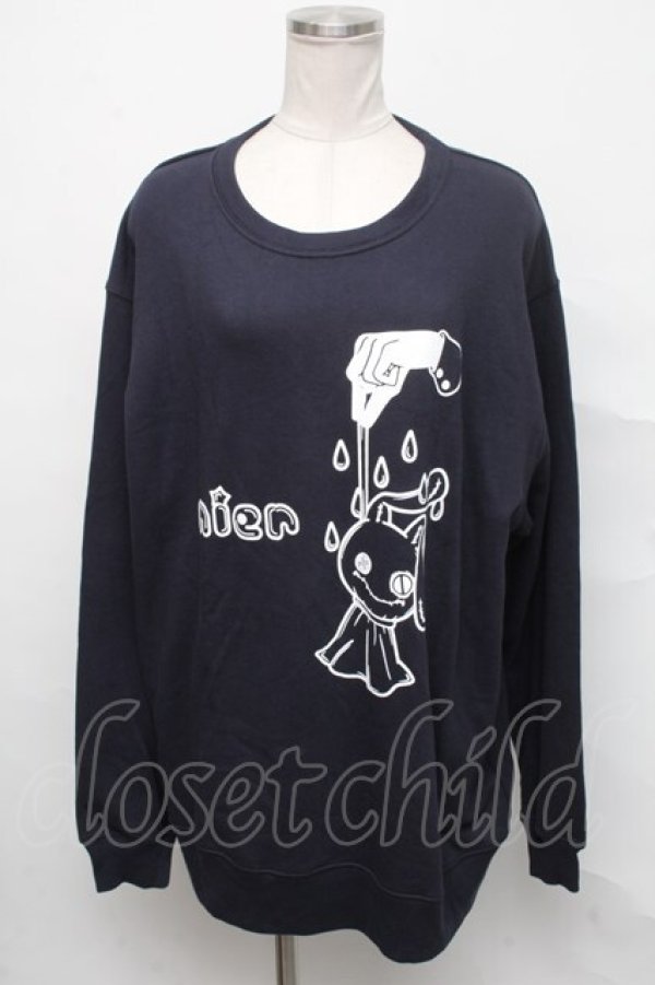 画像1: NieR Clothing / NieRちゃんプリントトレーナー   S-24-09-24-031-PU-TO-HR-ZT229 (1)