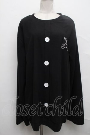 画像: NieR Clothing / 刺繍カーディガン風プルオーバー   S-24-10-01-055-PU-TO-HR-ZT218
