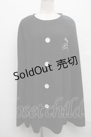 画像: NieR Clothing / 刺繍カーディガン風プルオーバー   S-24-10-01-055-PU-TO-HR-ZT218