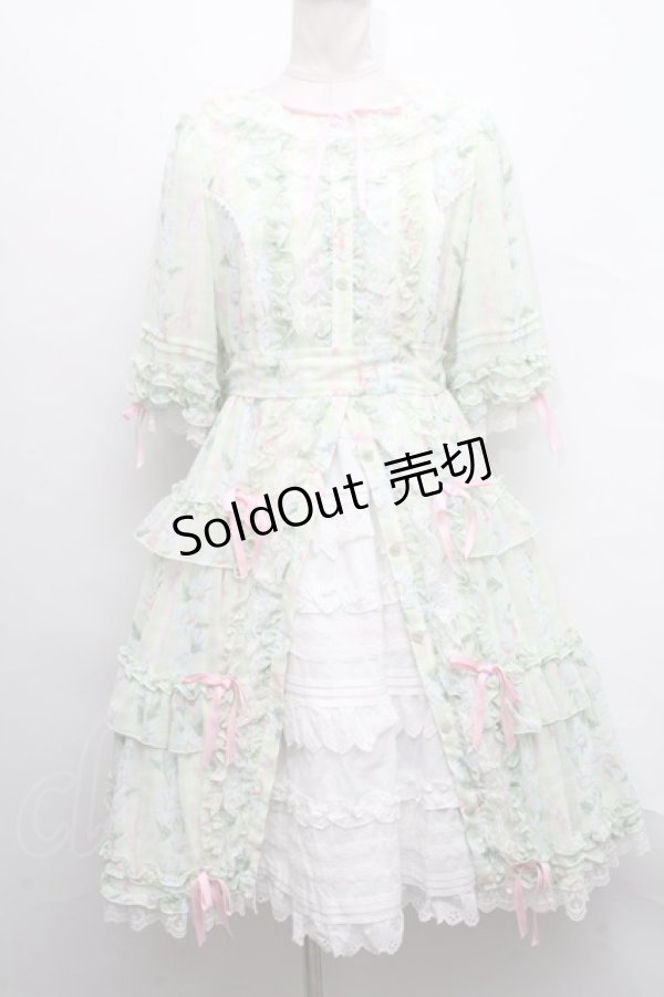 画像1: Angelic Pretty / Secret Daisy Gardenワンピース  ミント S-24-10-01-071-AP-OP-HR-ZS (1)