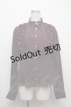 画像: metamorphose / dim lightブラウス  ワイン S-24-10-17-012-ME-BL-AS-ZS