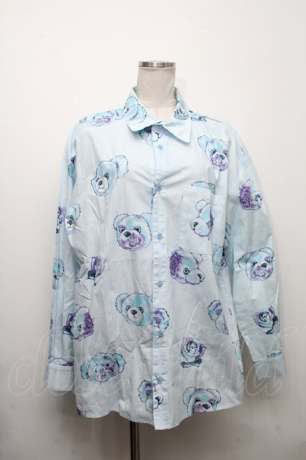 画像1: MILKBOY / ROSE JAM シャツ  サックス S-24-10-17-005-MB-BL-AS-ZT190 (1)