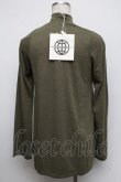 画像2: OZONE COMMUNITY / クロスデザインハイネックトップス  カーキ S-24-10-19-034-PU-TO-AS-ZT376 (2)