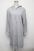画像1: NieR Clothing / がおまるロングパーカー  グレー S-24-10-22-040-PU-TO-HR-ZI (1)