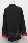 画像2: NieR Clothing / チャイナボタンシャツ  黒 S-24-10-22-044-PU-BL-HR-ZT407 (2)
