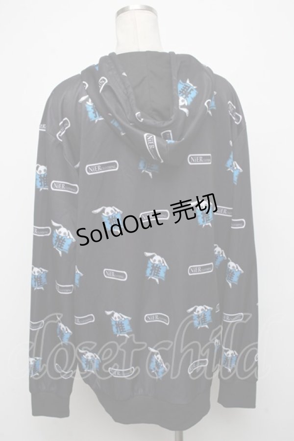 画像2: NieR Clothing / ニーアちゃん転写パーカー   S-24-10-22-046-PU-TO-HR-ZT222 (2)