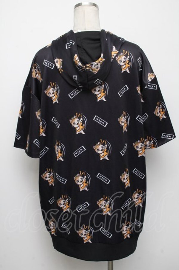 画像2: NieR Clothing / ミケ柄パーカー   S-24-10-24-024-PU-TO-HR-ZT183 (2)