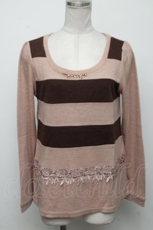 画像: axes femme /  ニットトップス   S-24-10-26-013-AX-BL-HR-ZI