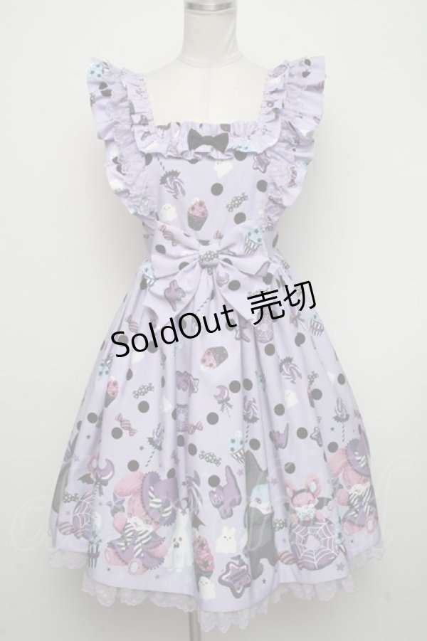 画像1: Angelic Pretty / Happy Treat Partyジャンパースカート  ラベンダー S-24-11-13-072-AP-OP-AS-ZS (1)
