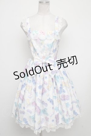 画像: Angelic Pretty / Jelly Candy ToysジャンパースカートSet  白 S-24-11-13-074-AP-OP-AS-ZS