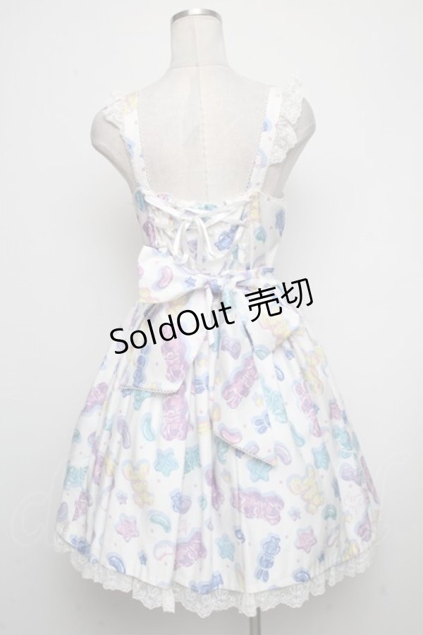 画像2: Angelic Pretty / Jelly Candy ToysジャンパースカートSet  白 S-24-11-13-074-AP-OP-AS-ZS (2)