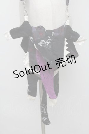 画像: Channel H / ぬいぐるみショルダーバック  黒 S-24-11-13-015-HN-BG-HR-ZS