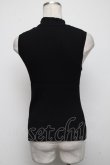 画像2: NieR Clothing / リブトップス  黒 S-24-11-14-017-PU-TO-AS-ZT218 (2)