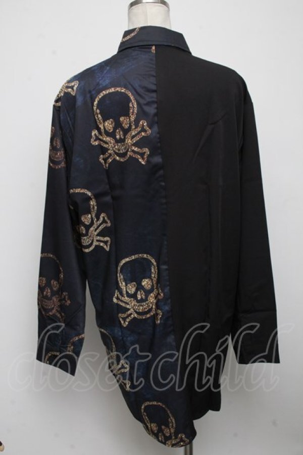 画像2: NieR Clothing / 転写シャツ  黒 S-24-11-14-023-PU-BL-AS-ZT235 (2)