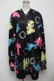 画像1: NieR Clothing / 転写パーカー  黒 S-24-11-14-025-PU-TO-AS-ZT235 (1)
