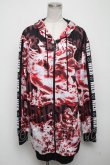 画像1: NieR Clothing / 転写パーカー  黒 S-24-11-14-027-PU-TO-AS-ZT235 (1)