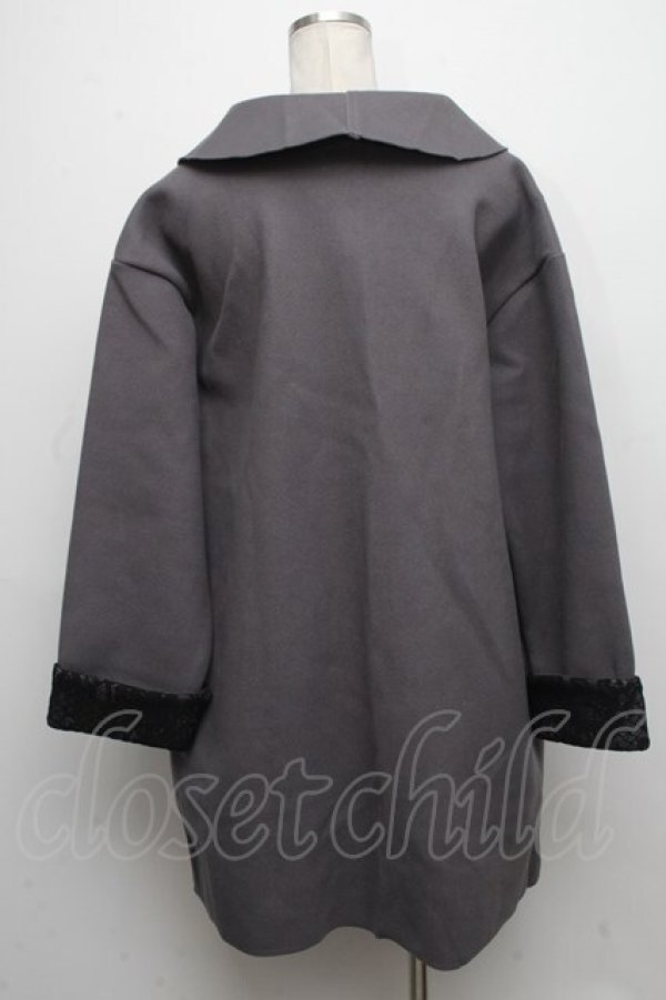 画像2: axes femme / COATコーディガン  グレー S-24-11-18-039-AX-CO-AS-ZT-C024 (2)