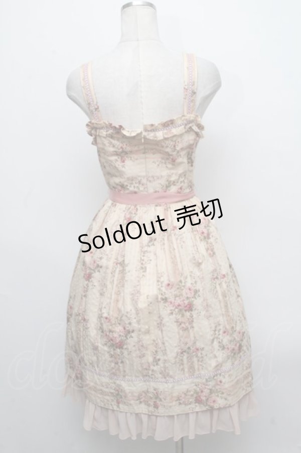 画像2: Victorian maiden / ストライプローズリボンドレス  ベージュ S-24-11-20-071-CL-OP-AS-ZS (2)