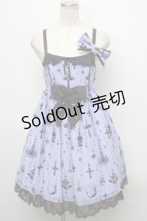 画像: Angelic Pretty / Holy LanternジャンパースカートSet  紺 S-24-11-20-079-AP-OP-HR-ZS