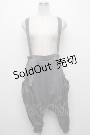 画像: Qutie Frash / サロペットサルエルパンツ   S-24-11-23-094-QU-PA-AS-ZI