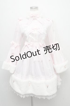 画像: BABY,THE STARS SHINE BRIGHT / Croix de Noёl Blancheワンピース  ピンク S-24-11-25-056-BA-OP-AS-ZS