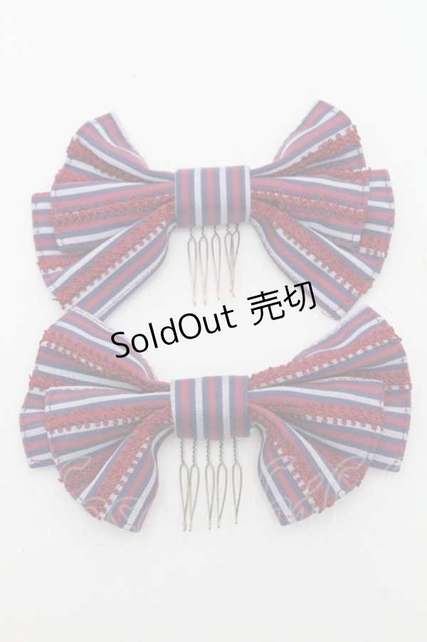 画像1: 【SALE】BABY,THE STARS SHINE BRIGHT / シャーリーリボンコーム   S-24-11-25-013-BA-AC-HR-ZT422-F009 (1)