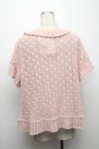 画像2: PINK HOUSE / 鈴蘭モチーフニットカーディガン  ピンク S-24-11-29-022-LO-TO-AS-ZT236 (2)