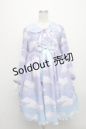 画像: Angelic Pretty / Misty Sky Brilliant Colorワンピース  Aqua Symfony S-24-11-29-045-AP-OP-AS-ZS