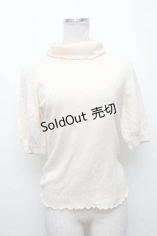 画像1: Ank Rouge / ハイネックニットトップス  オフ S-24-12-06-057-CA-TO-AS-ZS (1)