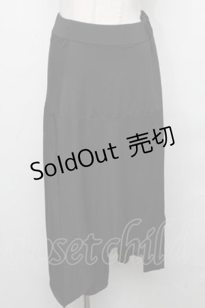 画像: NieR Clothing / サイド編み上げサルエルパンツ  黒 S-24-12-09-084-PU-PA-HR-ZI