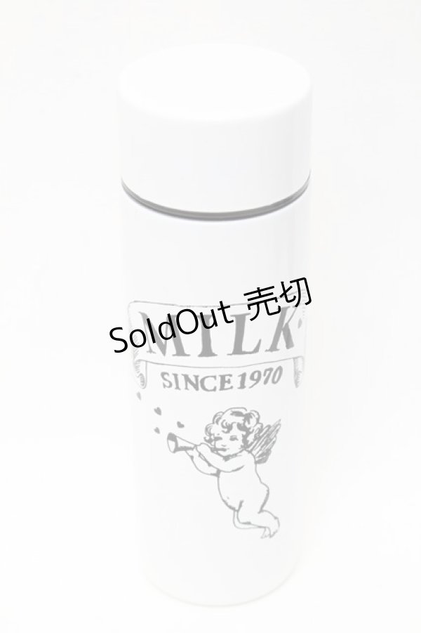画像1: MILK / ノベルティ水筒  白 S-24-12-12-021-ML-ZA-HR-ZT-F001 (1)