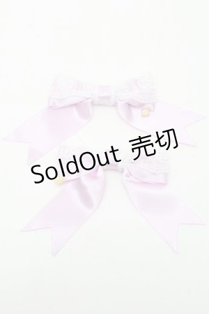 画像: BABY,THE STARS SHINE BRIGHT / Innocent Momentリボンクリップ  ラベンダー S-24-12-12-006-BA-AC-AS-ZS