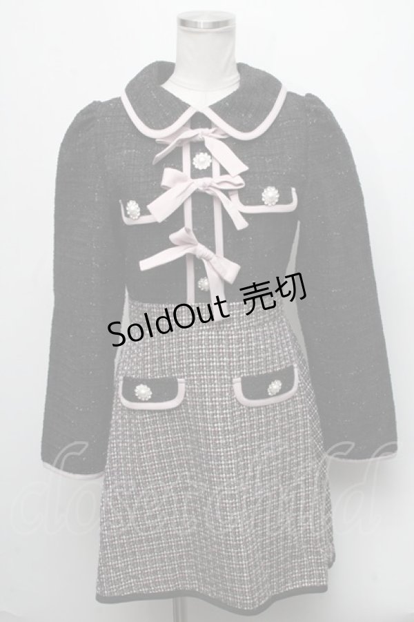 画像1: Swankiss /DC ribbon tweed　OP F ピンク S-24-12-13-078-CA-OP-SZ-ZT005 (1)