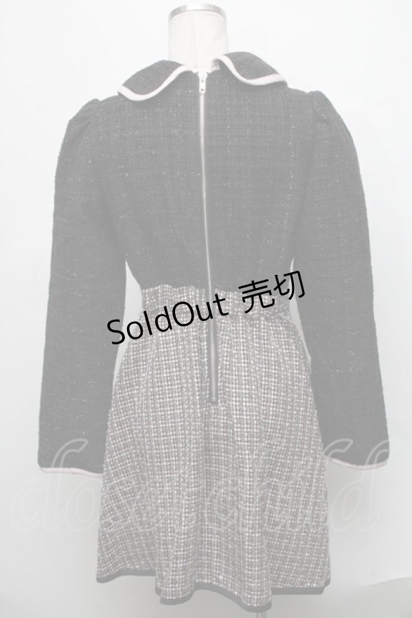 画像2: Swankiss /DC ribbon tweed　OP F ピンク S-24-12-13-078-CA-OP-SZ-ZT005 (2)