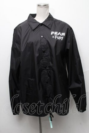画像: MILKBOY / FEAR&FURY コーチジャケット  黒 S-24-12-13-049-MB-TO-AS-ZT190