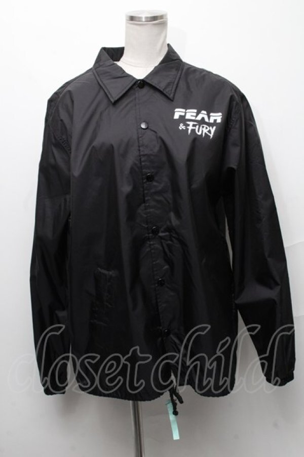画像1: MILKBOY / FEAR&FURY コーチジャケット  黒 S-24-12-13-049-MB-TO-AS-ZT190 (1)