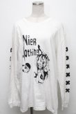 画像1: NieR Clothing / プリントトレーナー  白 S-24-12-15-064-PU-TO-HR-ZT376 (1)
