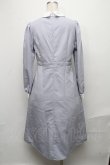 画像2: NieR Clothing / 配色切替ワンピース  サックス S-24-12-15-068-PU-OP-HR-ZT364 (2)