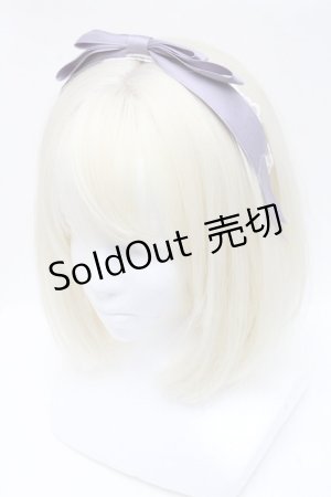 画像: LOLITA / リボンレースカチューシャ  ラベンダー S-24-12-15-007-LO-AC-HR-ZS