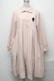 画像1: NieR Clothing / プリーツ切り替えトレンチワンピース  ピンクベージュ S-24-12-15-069-PU-OP-HR-ZT364 (1)