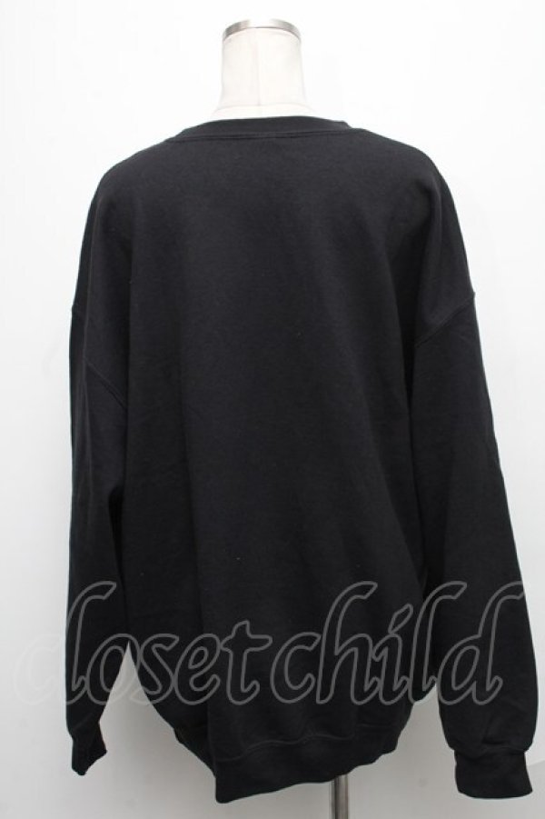 画像2: NieR Clothing / プリントトレーナー  黒 S-24-12-15-042-PU-TO-HR-ZT408 (2)