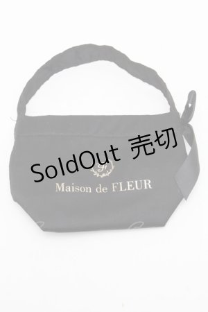 画像: Maison de FLEUR / 10thノベルティミニトートバッグ  黒 S-24-12-23-016-LO-BG-AS-ZT433