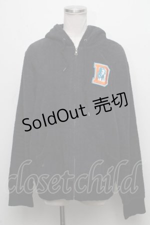 画像: HYSTERIC GLAMOUR / DETROIT ROCKワッペンパーカー  紺 S-24-12-23-048-PU-OP-HR-ZS